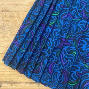 Vintage 1980s Pleated Midi Skirt